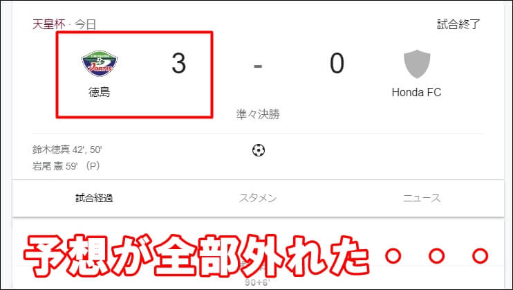 試合結果